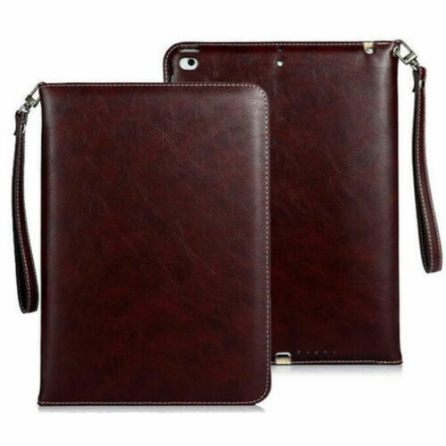 Genuine Leather Shockproof Smart Case Cover For iPad 10.2" 10.5 10.9" 11 Pro Air - Picture 14 of 15