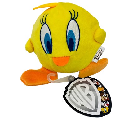 LOONEY TUNES for Pets Yellow Tweety Bird Ball Body Plush Dog Toy for All Dogs