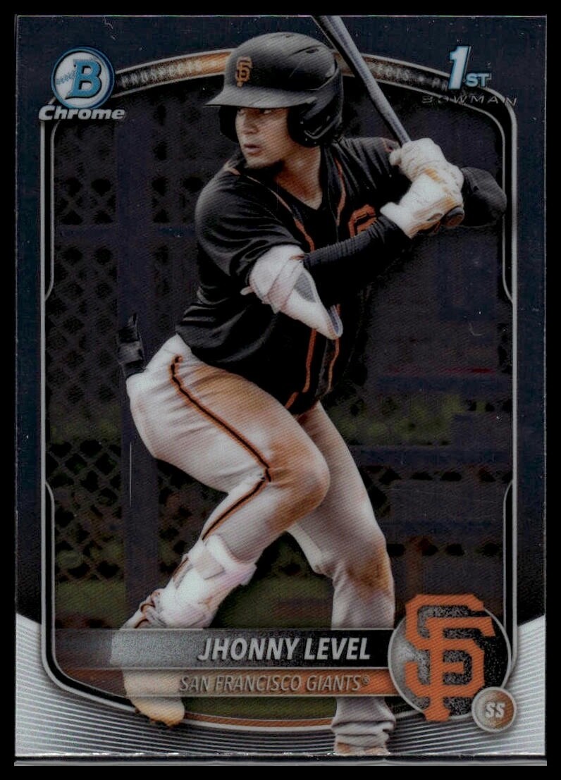 2025 Bowman Chrome #BCP-147 Jhonny Level San Francisco Giants