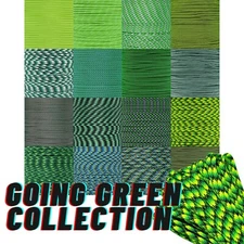 Paracord Planet | Going Green 550 Paracord Type III | 10-foot Hank |