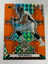2022 Mosaic Football Reactive Orange #247 - Tony Boselli - Jacksonville Jaguars