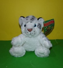 Wild Republic Baby White Tiger 7" Bean Plush Cuddlekins Sitting Stuffed Animal