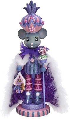 Kurt S. Adler,  Hollywood Sugar Plum Mouse King Nutcracker, Multi, 15''