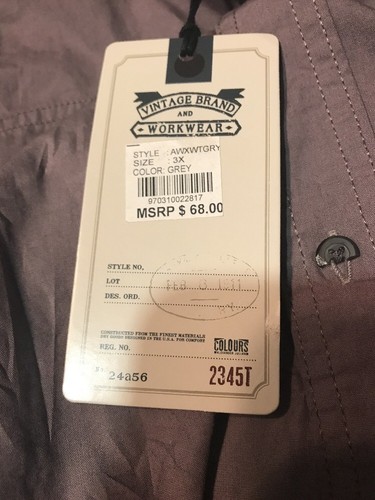Alexandar Julian Colours Long Sleeve Shirt Size 3X - Picture 6 of 6