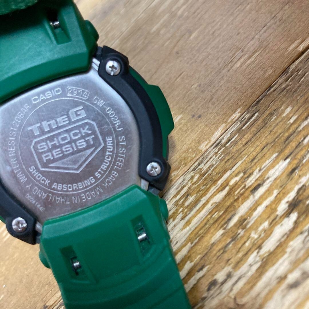 CASIO G-SHOCK GW-002RJ-3 vintage 2005 Green USED | eBay