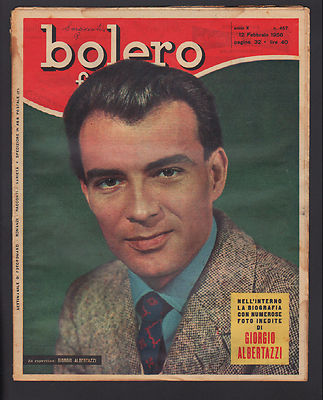 BOLERO FILM 457/1956 SOCKEN OMSA GIOGIO ALBERTAZZI FOTOROMAN ERZÄHLUNG KINO
