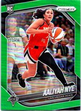 2025 Panini Prizm WNBA #15 Aaliyah Nye Green Prizms