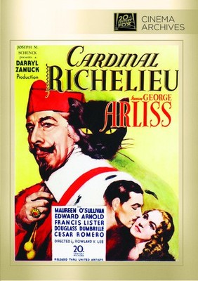 Cardinal Richelieu,New DVD, George Arliss, Edward Arnold, Halliwell ...