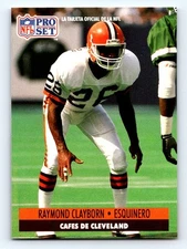 1991 Pro Set Spanish #472 Raymond Clayborn Fresh Break EX-EXMINT