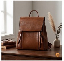Womens Leather Casual Messenger Bag Trendy Sh...