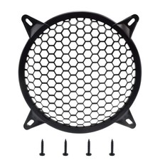 12 Inch Plastic Mesh Waffle Speaker Covers with Screws Audio Sub Woofer Grille N