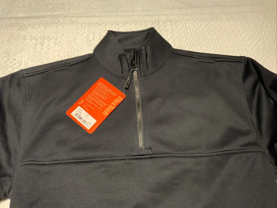 Shield FlexTech Quarter Zip Job Shirt Black Medium - Image 2 of 4