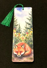 Wooden Fox Bookmark Birthday
