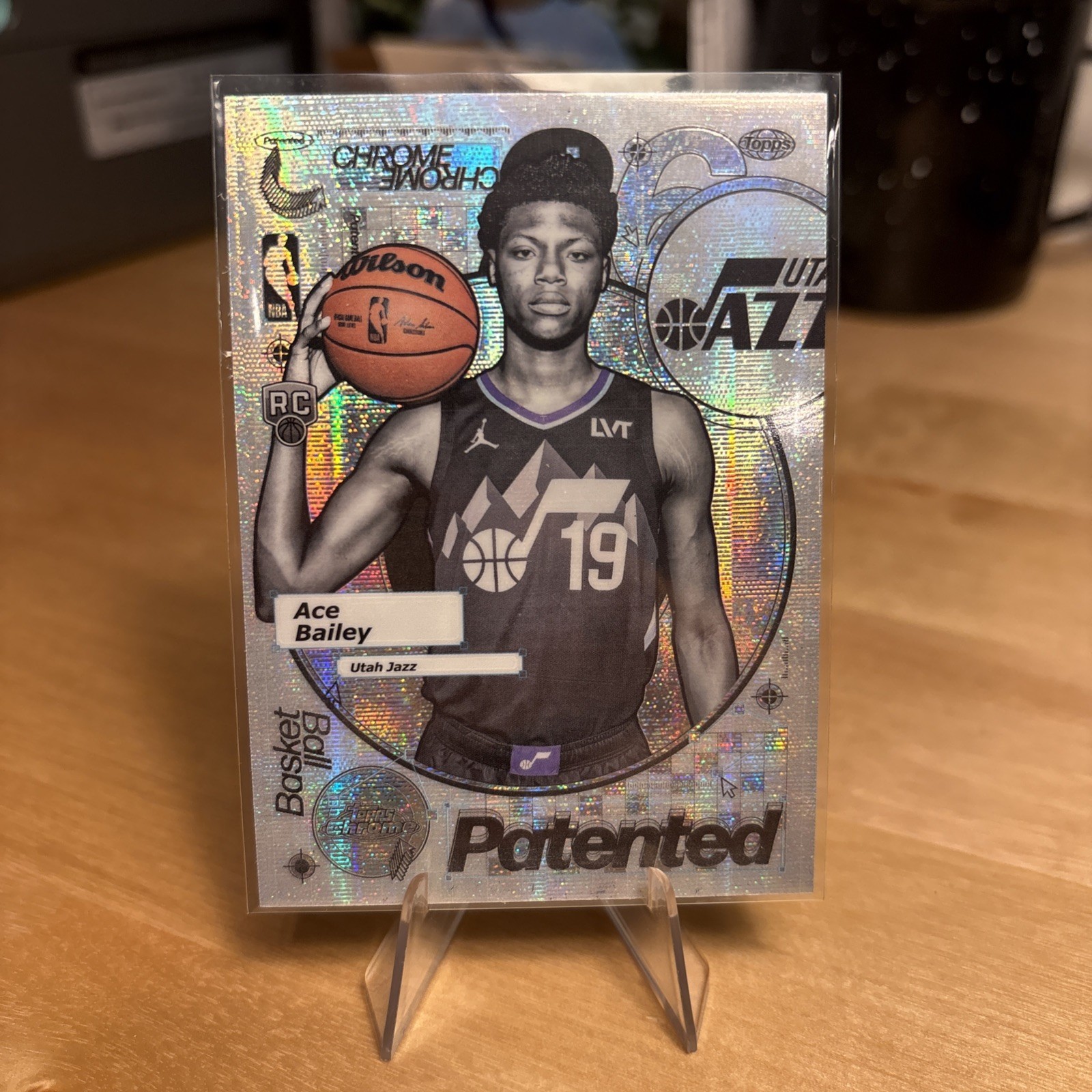 2025-26 Topps Chrome Ace Bailey Patented Case Hit!  (RC) Utah Jazz