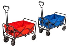 Carrello da Spiaggia Pieghevole carrello con ruote portatutto 73x49x66cm 