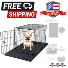 Kennel Pad Dog Crate Mat Liner, Absorbs Urine, Waterproof, Non-Slip, Washable...