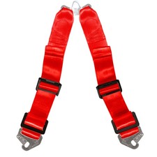 Schroth Twin T Typ Krückengurt in rot - wandelt 4 Punkt auf 6 Punkt Gurt um