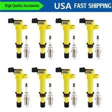 Set of 8 Ignition Coil Pack and Spark Plug For Dodge Ram 1500 3.7L V6 2006-2008