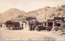 Phoenix AZ Arizona South Mountain Desert Park Custodian RPPC Photo Postcard COPY
