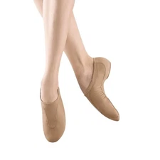 NEW Bloch Womens Pulse Leather Split Sole Jazz Dance Shoes Size 5 Tan S0470L