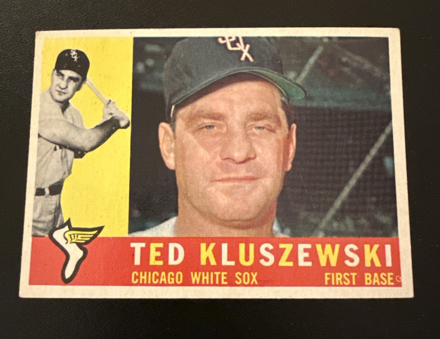 1960 TOPPS TED KLUSZEWSKI #505 WHITE SOX VG/EX
