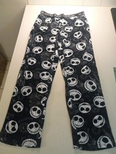 Disney's Nightmare Before Christmas Pajama Pants Jack Skellington Size M 8-10