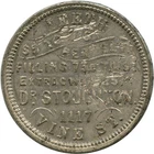 1876 Philadelphia Pennsylvania PA Centennial Stoughton Dentist Teeth Token