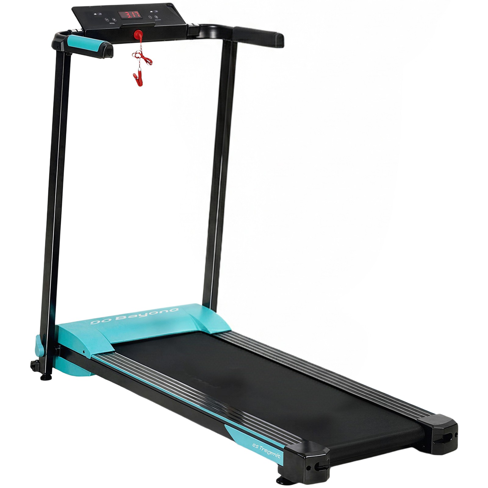 Tapis Roulant Pieghevole 1-10 km/h con Controllo Gestuale, Azzurro