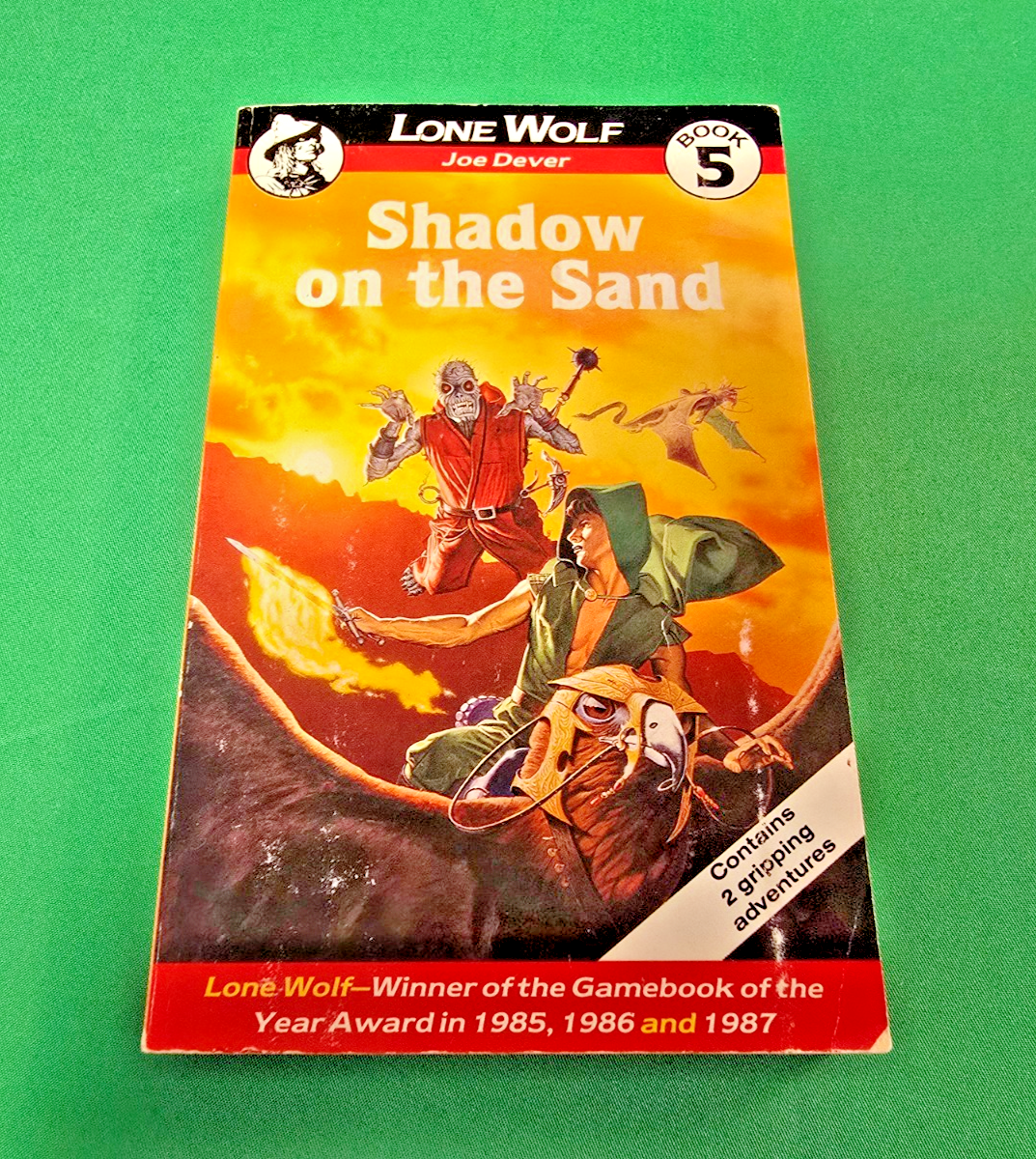 Shadow on the Sand **1st/3rd BEAVER EDITION!!** Lone Wolf Joe Dever #8