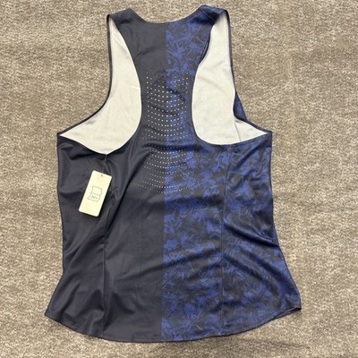 Nike Digital Race Day Elite Running Singlet Track Men's Large Blue
