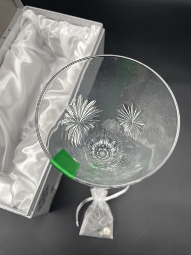 Waterford Snowflake Wishes Courage 2nd Edition Champagne Flute NIB with Charm - Picture 7 of 7