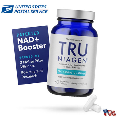 Tru Niagen NAD+ Supplement NR Cellular Energy Healthy Aging USA Made