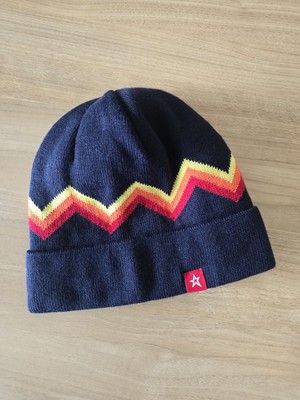 Perfect Moment Women's. Blue Ski Beanie. 100% Merino Wool
