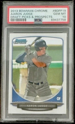 2013 Bowman Chrome #BDPP19 Aaron Judge Draft Picks & Prospects PSA 10 GEM MT
