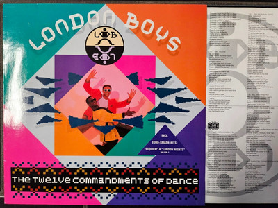 LONDON BOYS LP - THE TWELVE COMMANDMENTS OF DANCE***GERMANY 1989*OIS***VG++/NM !