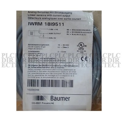 New BAUMER IWRM18I9511 Inductive Sensor