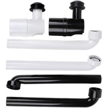 1-1/4inch Inlet Drain Space Saving Sink Waste Trap Adjustable Washbasin Siphon