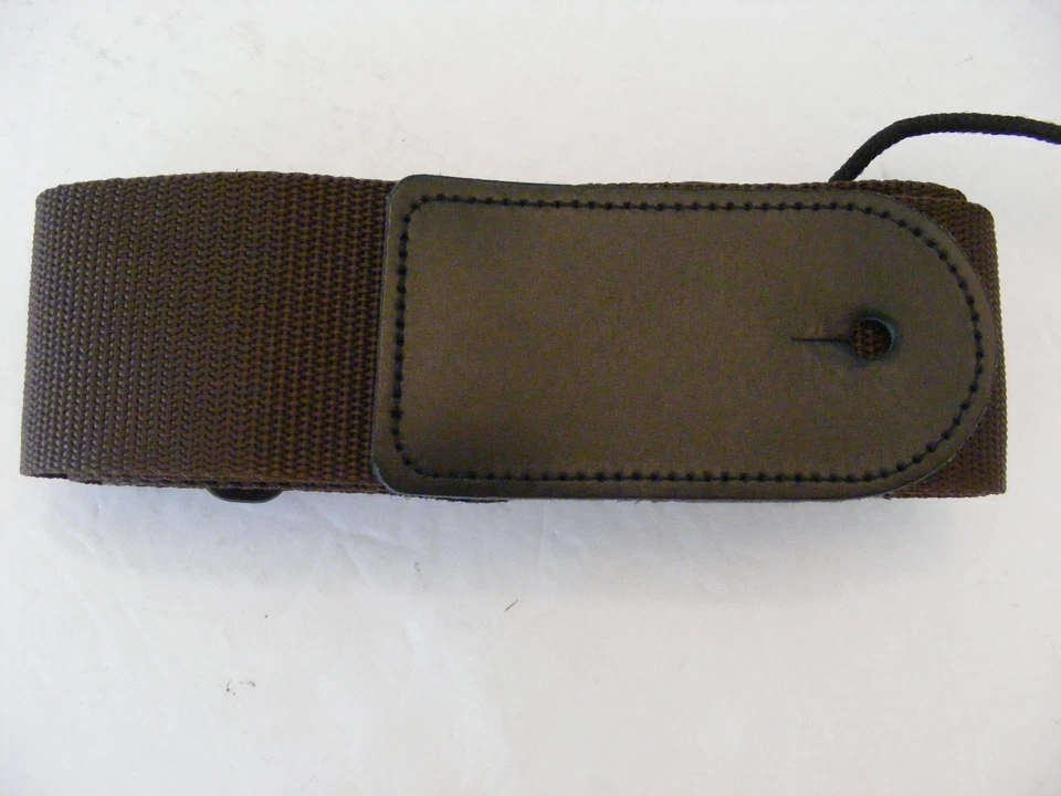 Correas de Guitarra de Polipropileno de 2" - LOTE de 2 - Una Marrón, Una Negra - Totalmente Nuevas - ¡BONITAS! Foto 3 de 3
