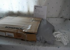 Sonnensegel rechteckig; Songmics; Modell.: gsh34qy; hellgrau; 3x4 m; gebraucht