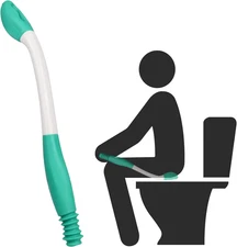 Long Reach Comfort Wipe Toilet Aids Tools, Bottom Wiper, Extends Your Reach over