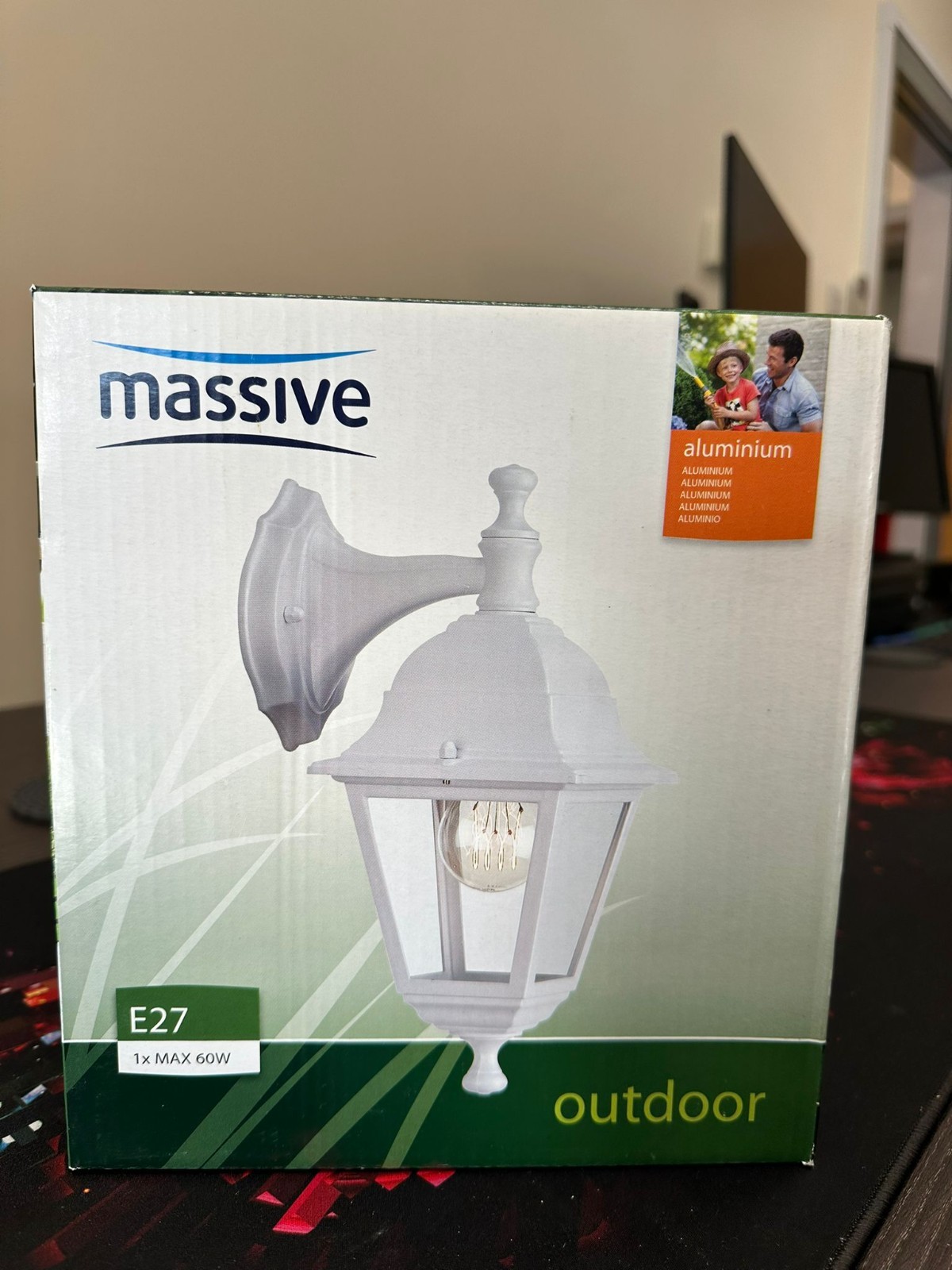 Philips Massive Lima Outdoor Down Lantern in White (Bulb excluded)