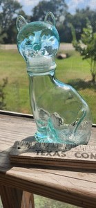Vetreria Etrusca glass cat bottle ネコ ボトル Vetreria Etrusca | eBay