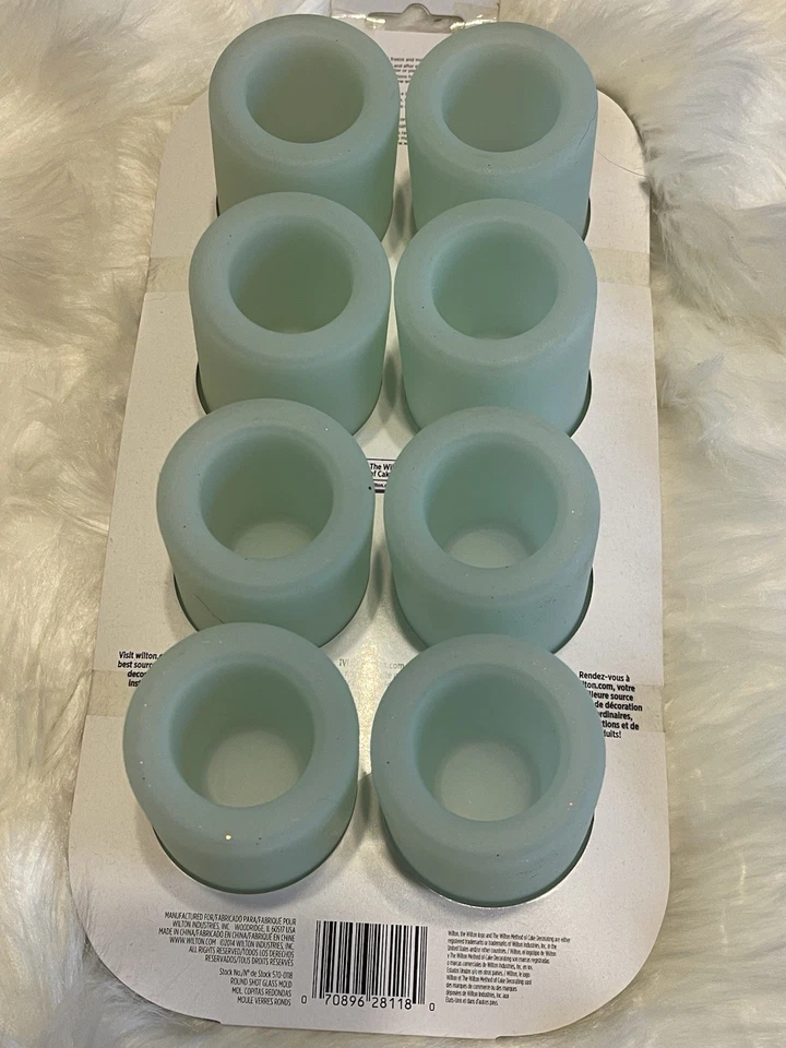 Molde de vidrio de 8 cavidades de silicona Wilton 570-0118 “Nuevo” Foto 2 de 2