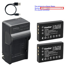 Kastar Battery AC & USB-C Charger for Ricoh Caplio 300G 400G 500G 500SE Camera