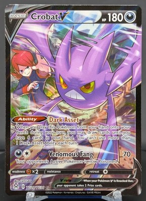 Pokemon Crobat V #TG20/TG30 English Lost Origin Trainer Gallery