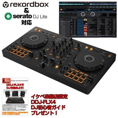 Pioneer DJ DDJ-FLX4 2-Channel DJ Controller with Started Guide/USB