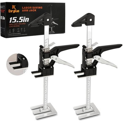 Labor Saving Arm Jack 2 Pack - 15.5 Inch Stainless Steel Furniture Lift Tool