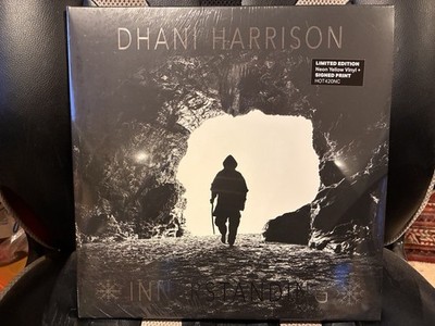 LIMITED EDITION DHANI HARRISON INNERSTANDING DBL NEON YELLOW VINYL SIGNED PRINT