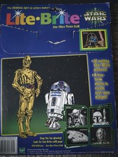 Star Wars Lite-Brite Picture Refills 1998 Hasbro Unused/Unpunched/New/Open Box