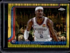 2025-26 Topps Chrome Shai Gilgeous-Alexander Pulsar Gold Refractor #/50 Thunder